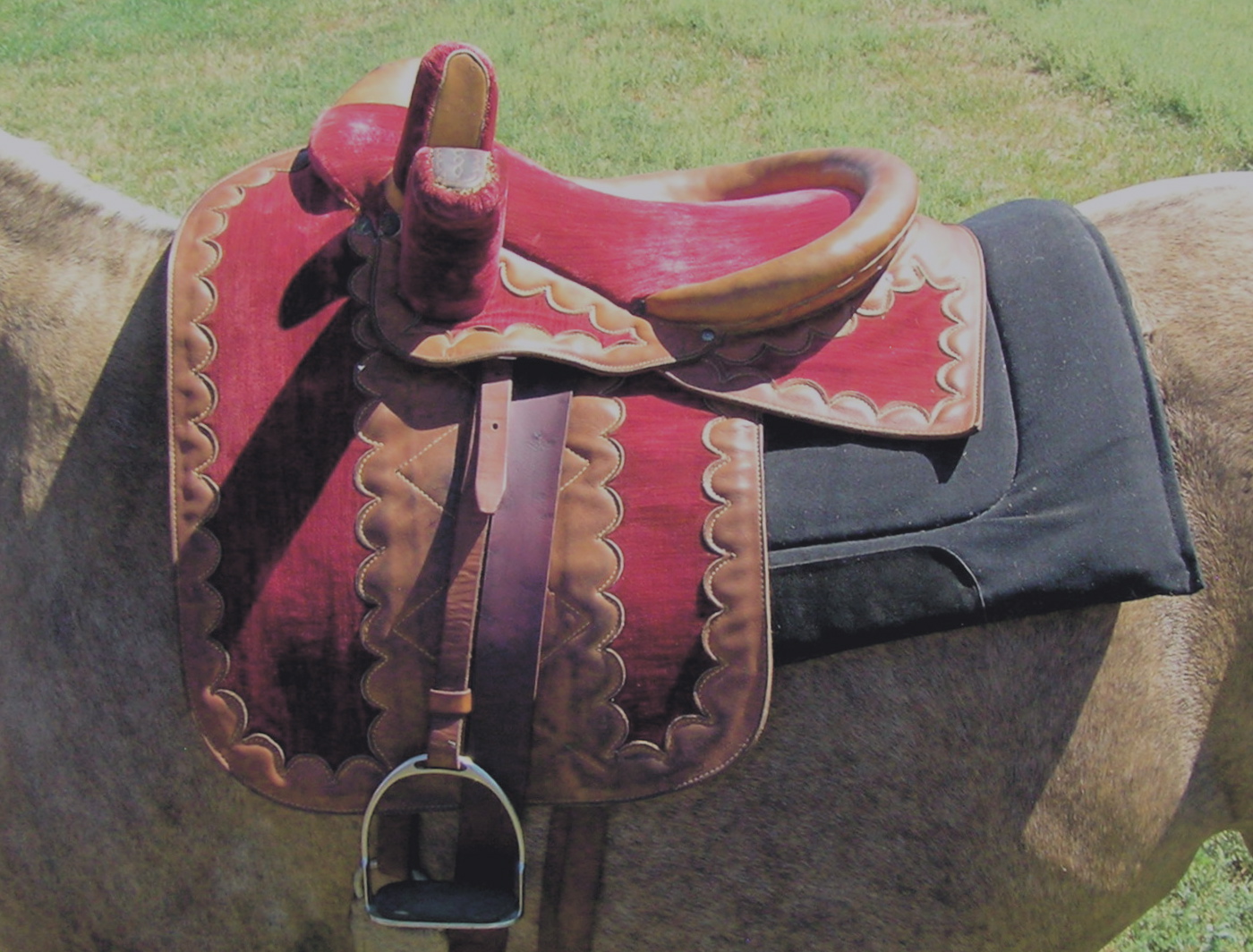 Refurbished antique catalogue saddle, manufactured circa 1900